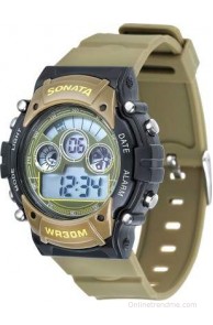 SF 77006PP01 Superfibre Digital Watch - For Men